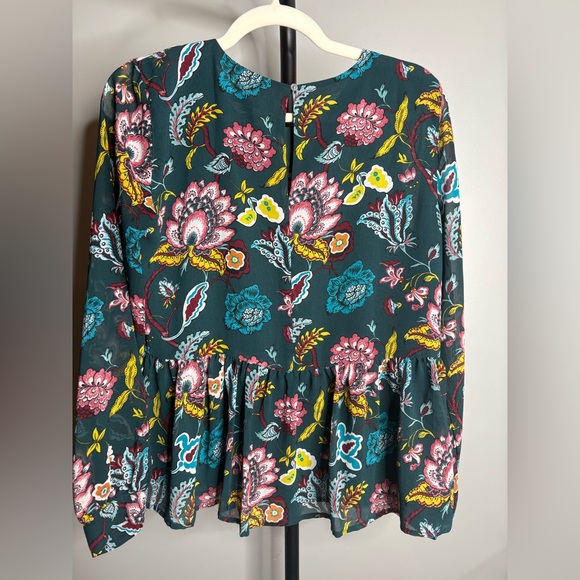 The Loft Floral Long Sleeve Flowy Top - Picture 4 of 5